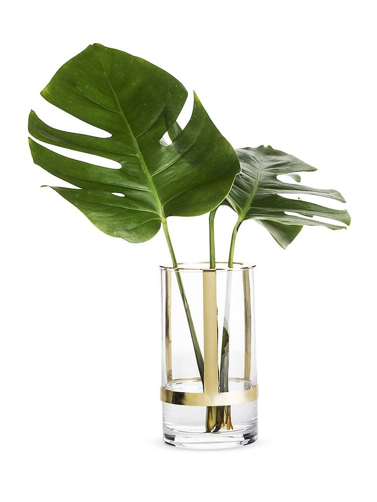 Sagaform Hold Gold & Glass Adjustable Vase | Summit