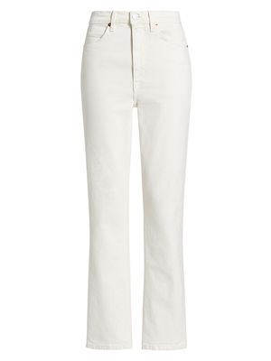 Women's 70s Straight-Fit Jeans - Vintage White