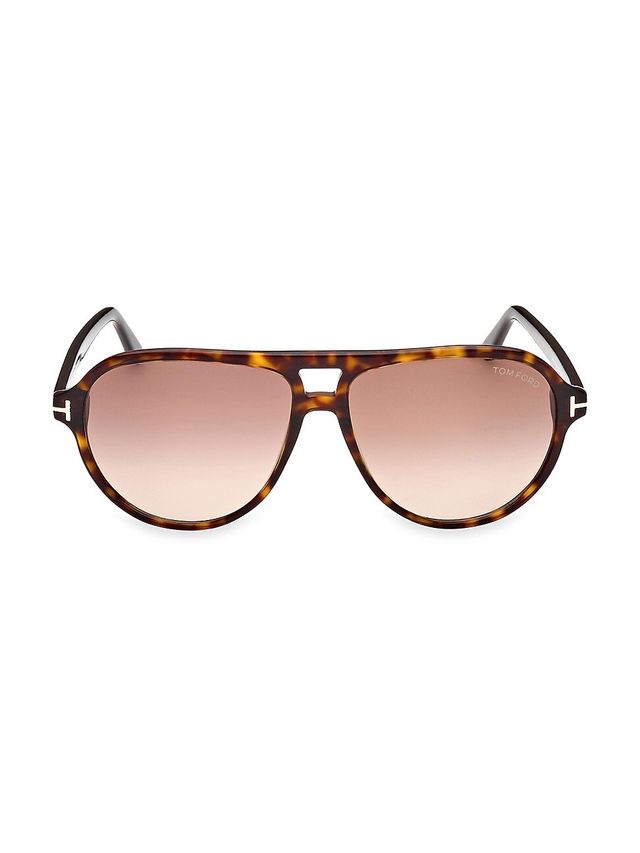 Tom Ford Men's Raoul 62MM Tortoiseshell Aviator Sunglasses - Havana | The  Summit