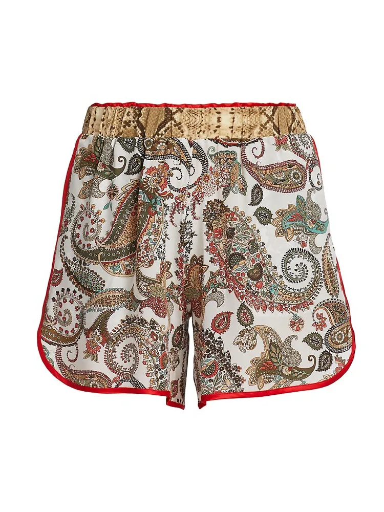 Python Monogram Pajama Shorts - Ready-to-Wear