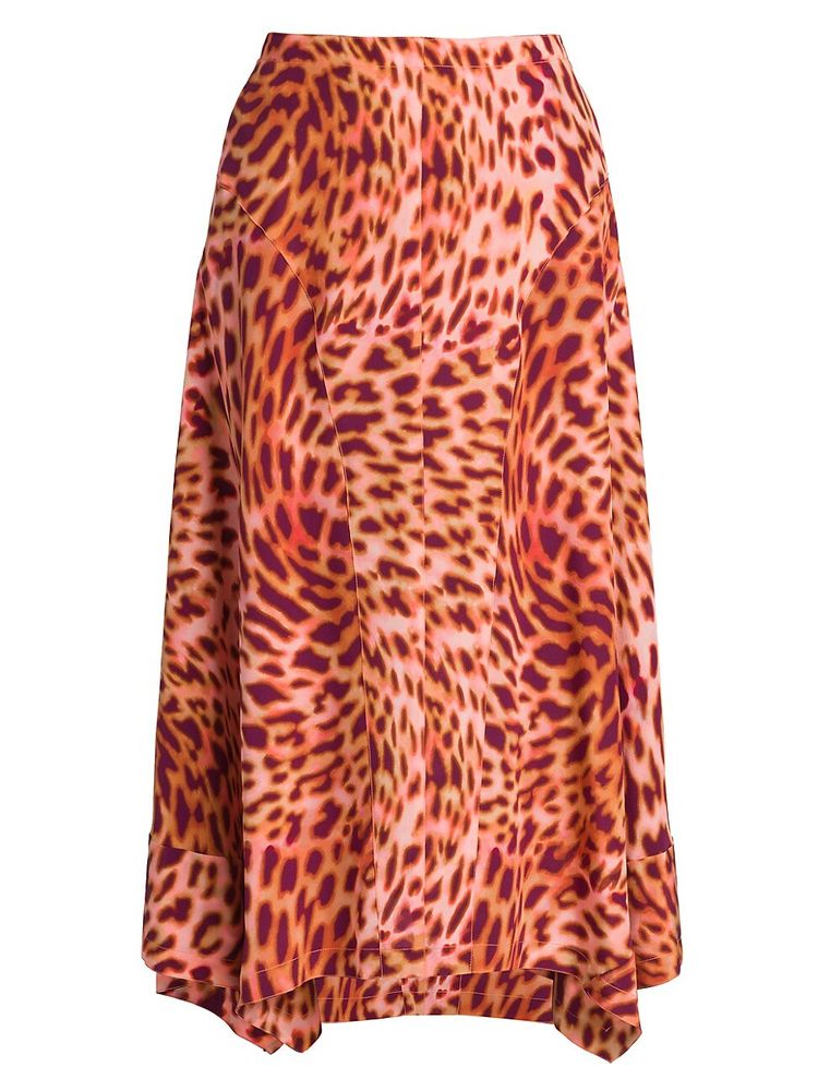 Stella McCartney Women's Cheetah-Print Silk - Martini Pink | The Summit