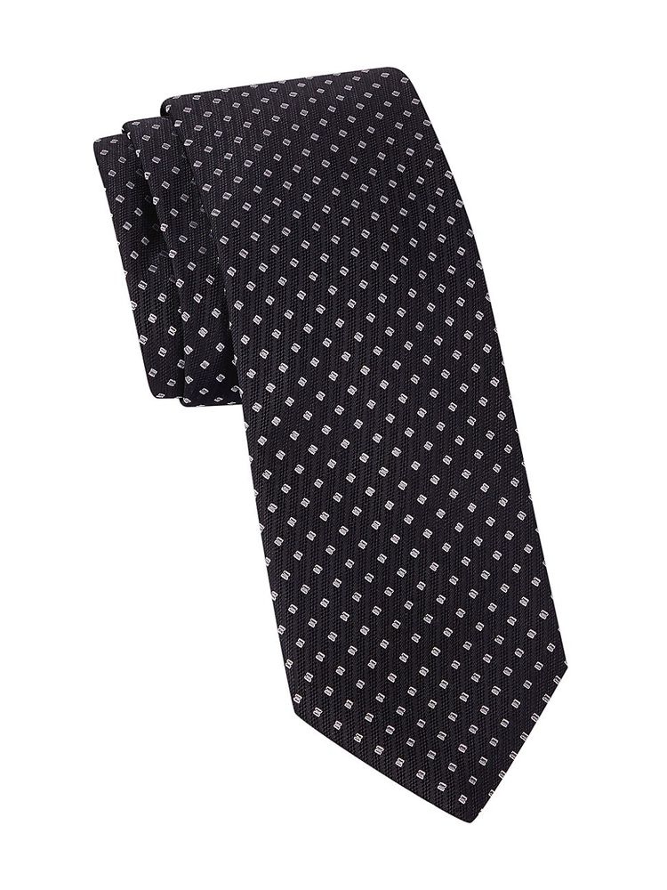 Men Geometric Pattern Tie