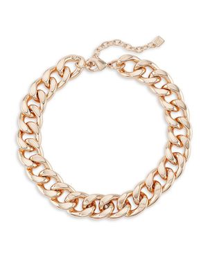 Women's Chiara Goldtone Curb-Chain Necklace - Gold