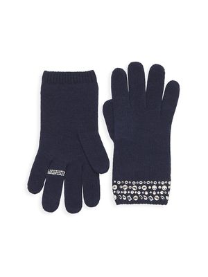 Women's Carolyn Rowan x Stephanie Gottlieb Crystal-Embellished Gloves 