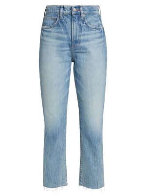 Carly High-Rise Rigid Kick-Flare Crop Jeans