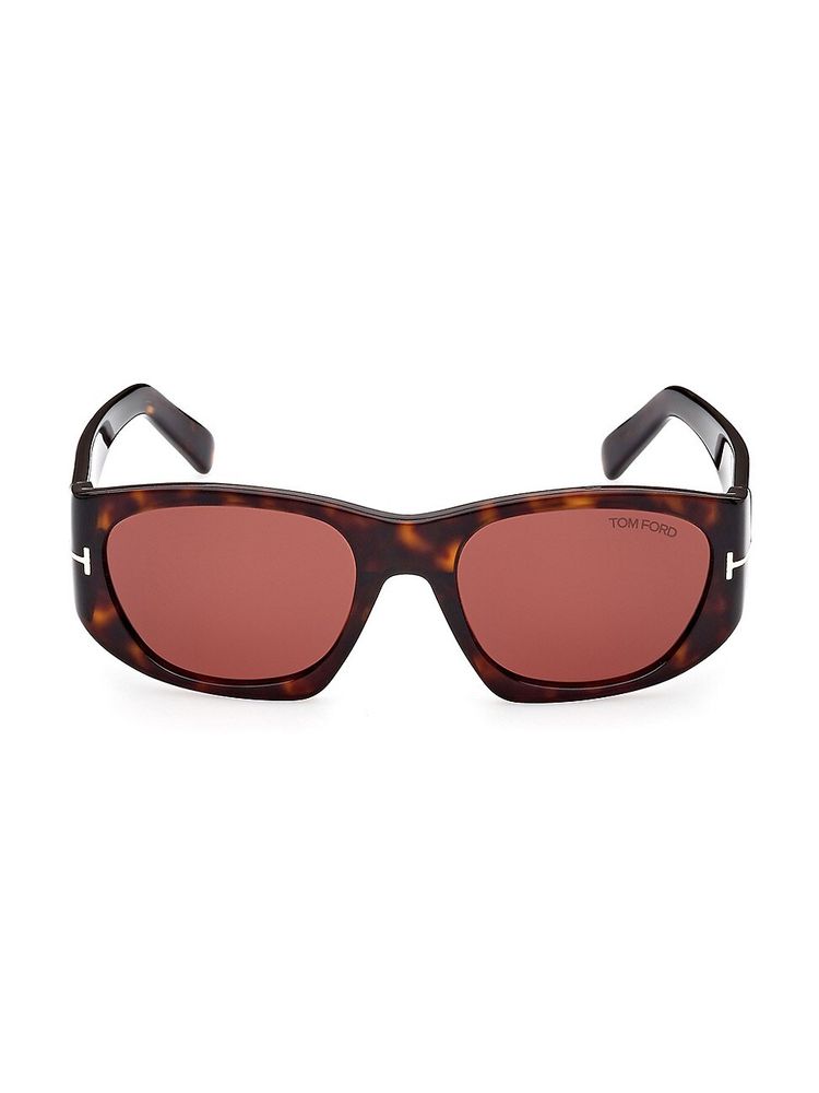 Tom Ford Men's Cyrille 53MM Tortoiseshell Sunglasses - Havana | The Summit