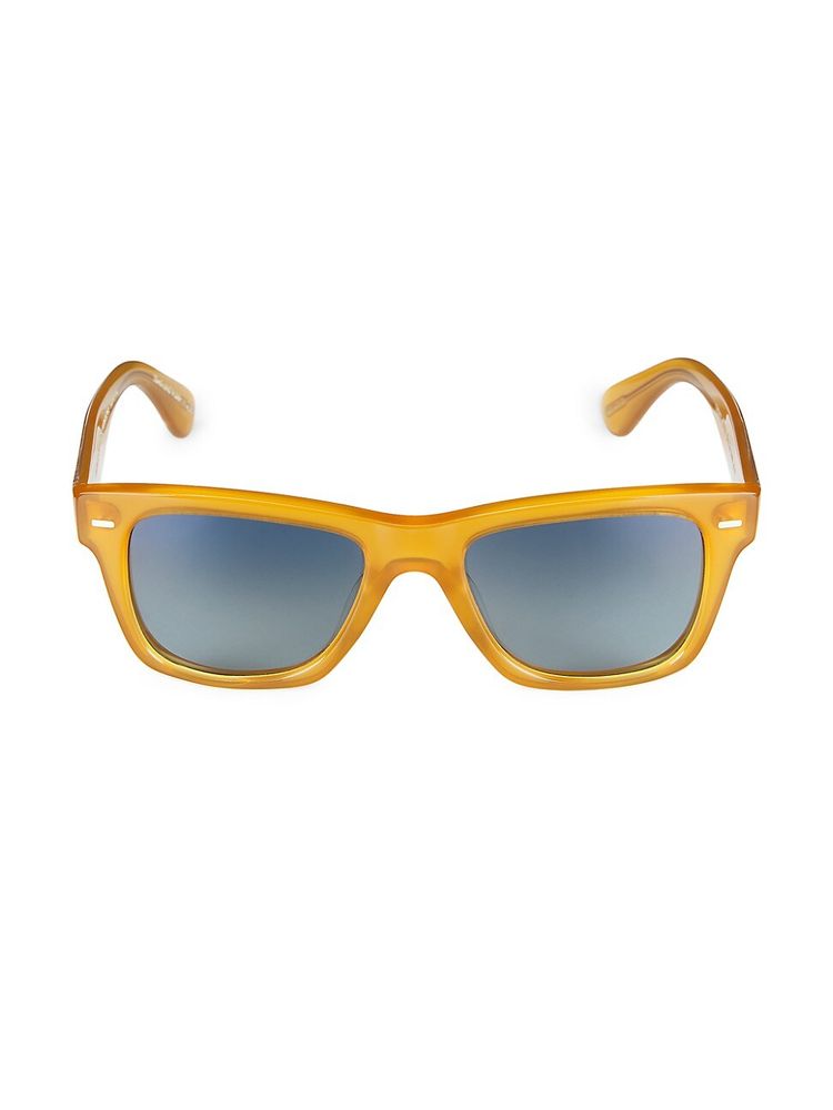 Oliver Peoples Women's Oliver Sun 51MM Square Sunglasses - Amber | The  Summit