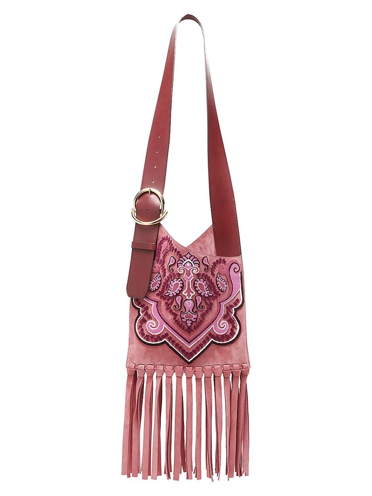 cijfer thema Vorige Etro Women's Calf Leather Crossbody Bag - Pink | The Summit
