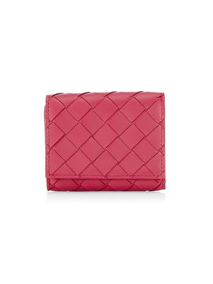 MICHAEL Michael Kors Women's Medium Leather Envelope Tri-Fold Wallet -  Crimson | The Summit