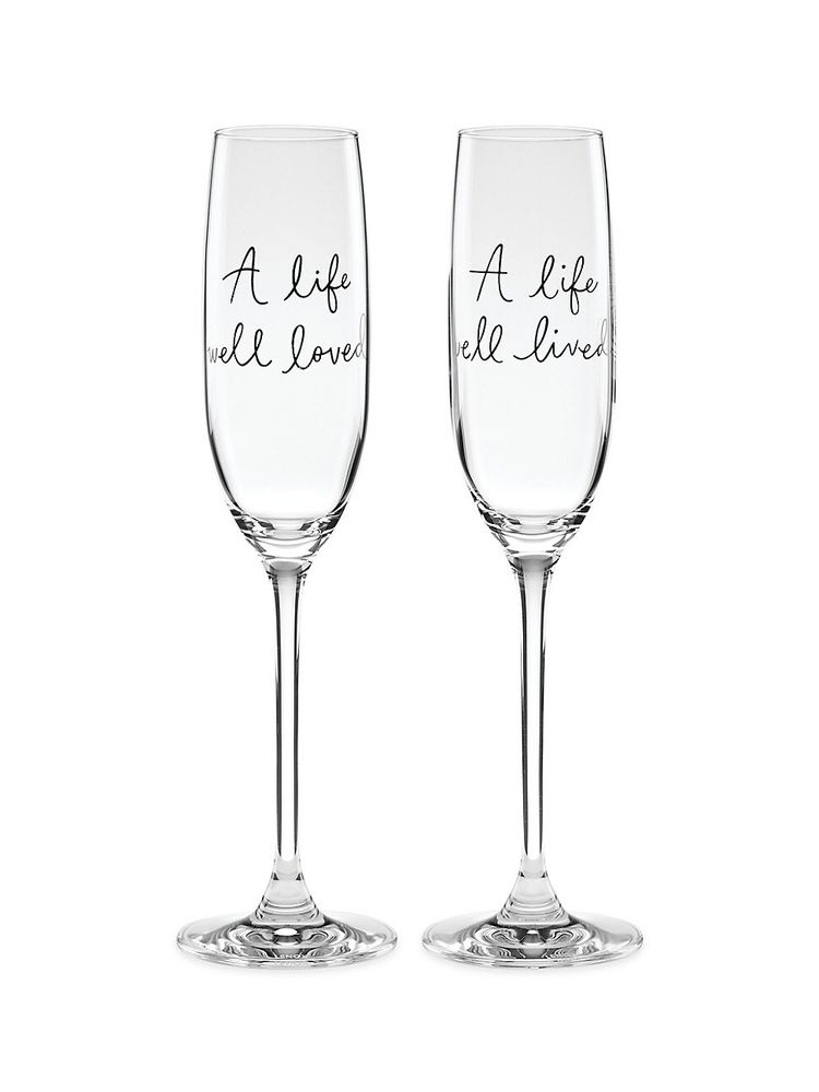 Kate spade new york A Charmed Life 2-Piece Toasting Flute Set | The Summit