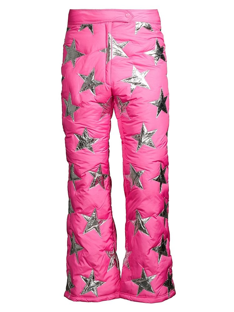 ERL Men's Star Puffer Pants - Pink | The Summit