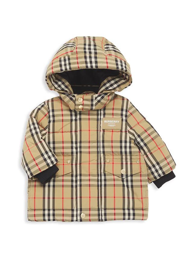 Burberry Baby's & Little Kid's Abigail Check Jacket - Archive Beige | The  Summit