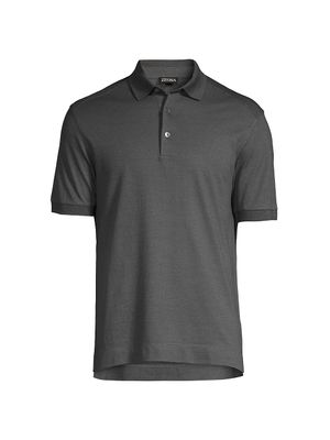 Men's Short-Sleeve Polo Shirt - Grey