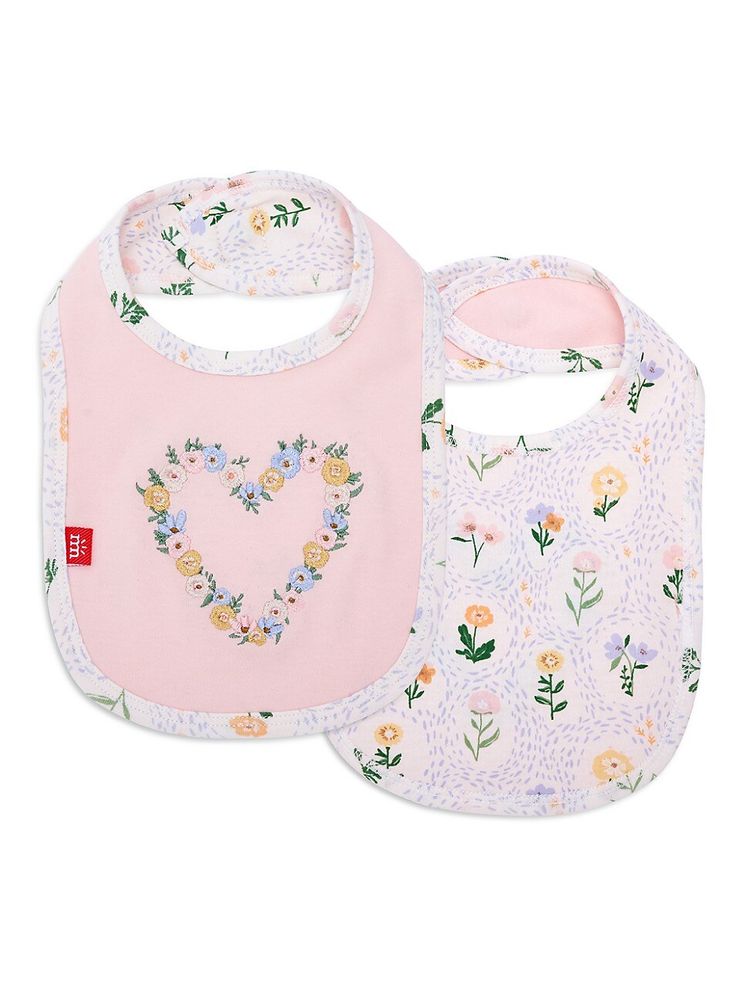 Magnetic Me Baby's Abbey Reversible Bib Set - Abbey | The Summit