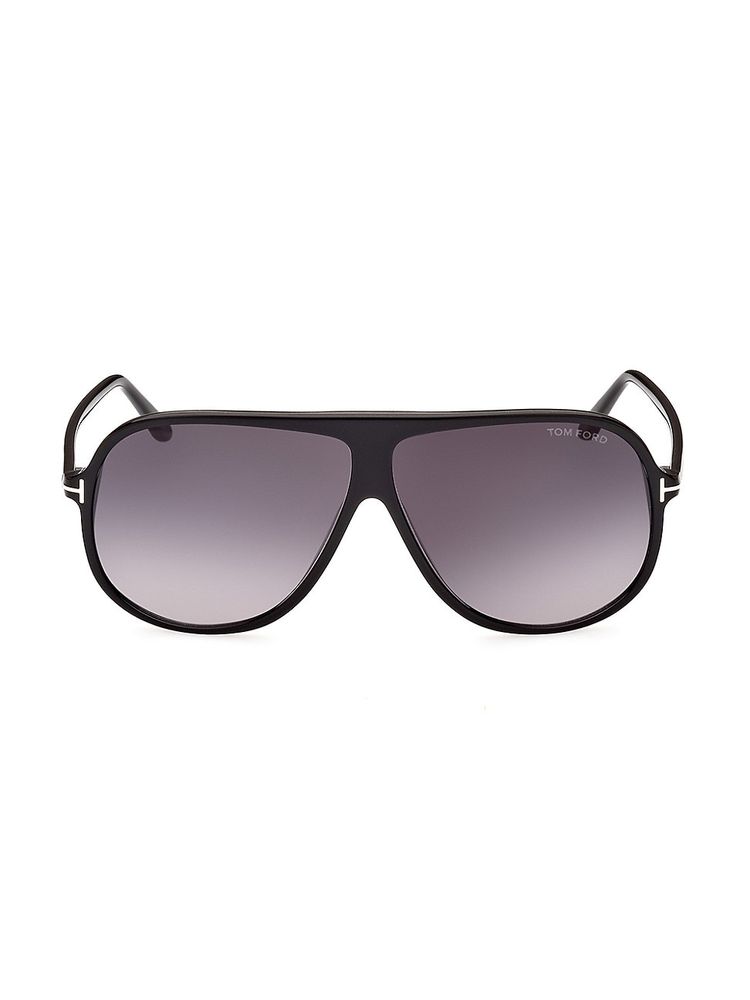 Tom Ford Men's Spencer 62MM Pilot Sunglasses - Black | The Summit