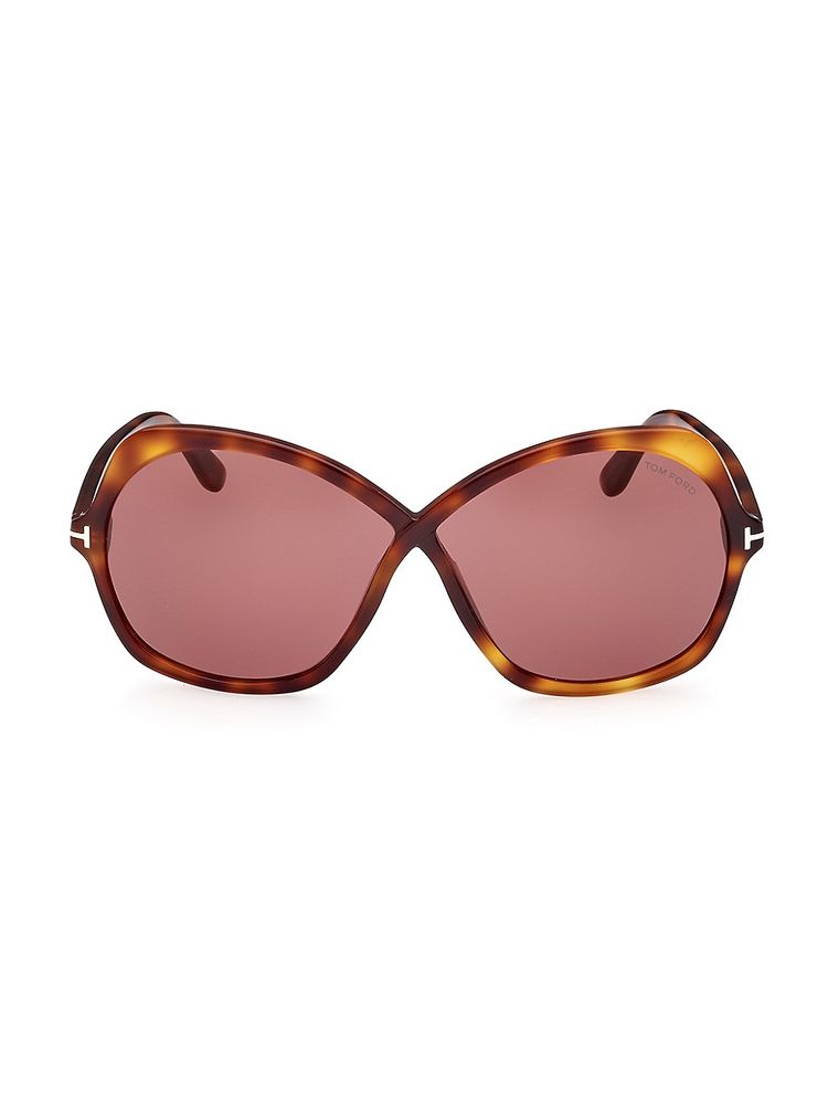 Tom Ford Women's Rosemin 64MM Butterfly Sunglasses - Violet | The Summit