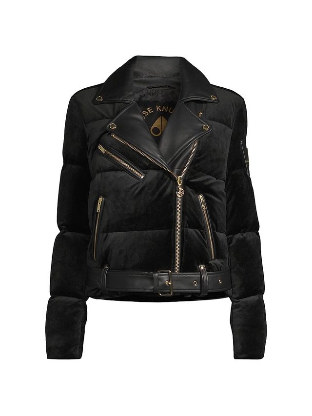 Burberry Women's Cotswold Boxy Quilted Logo Jacket - Black | The Summit