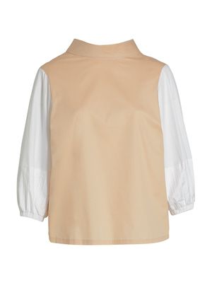 Women's Perry Colorblocked Tunic - Beige