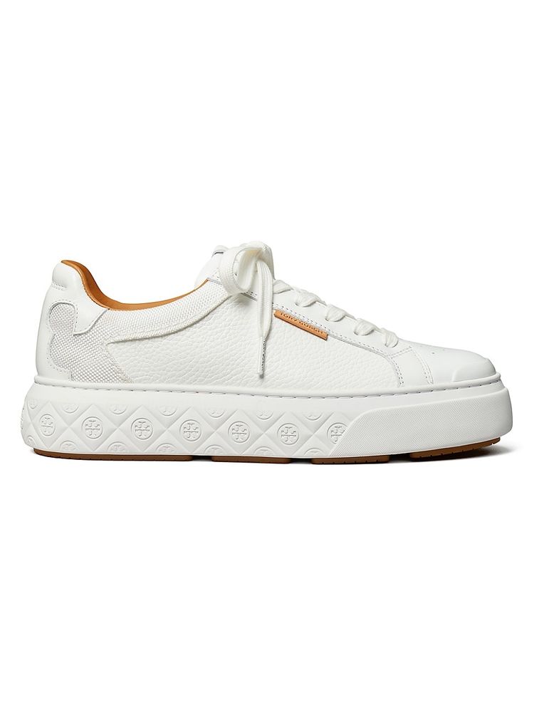Tory Burch Women's Ladybug Leather Low-Top Sneakers - White | The Summit