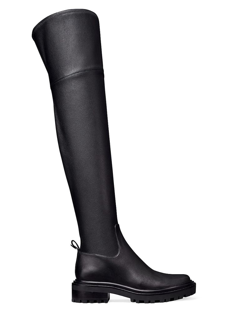 Tory Burch Women's Tall Leather Boots - Perfect Black | The Summit