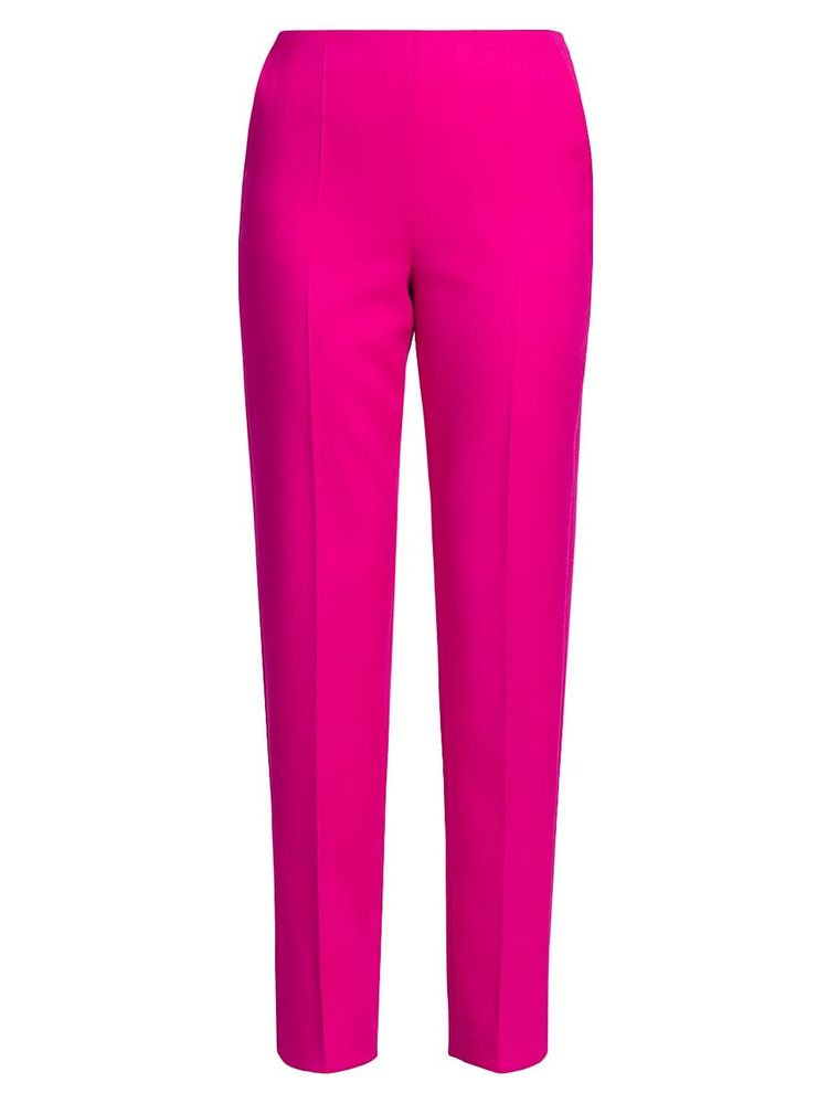 Giorgio Armani Women's Wool Tuxedo Pants - Pink | The Summit