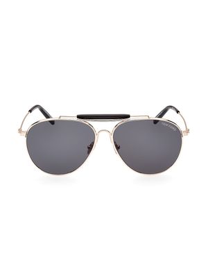 Tom Ford Men's Avery 60MM Navigator Sunglasses - Classic Dark | The Summit