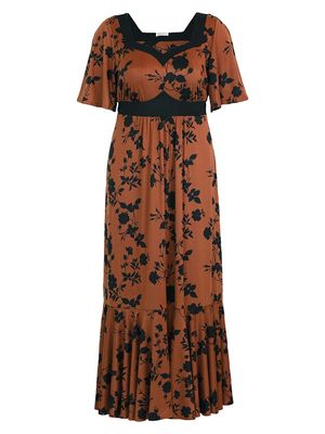Women's Icon Sweetheart-Neck Maxi Dress - Floral Impressions