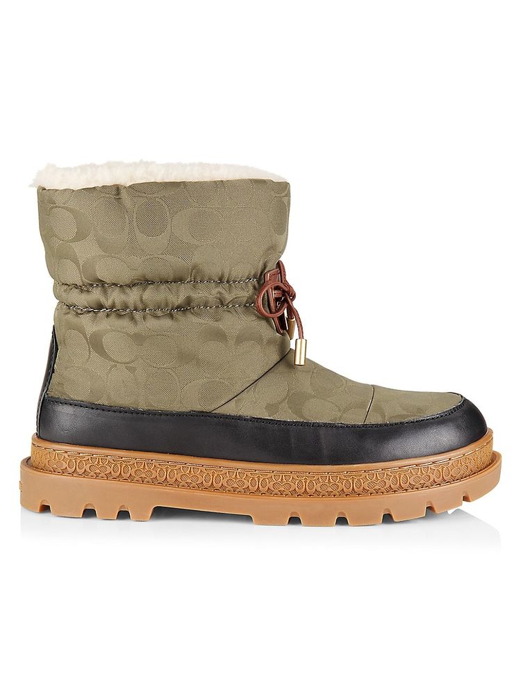 COACH Women's Kailee Monogram Nylon Booties | The Summit