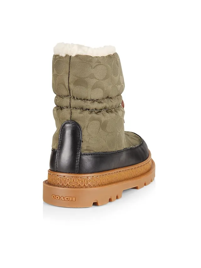 Tory Burch Sleeping Bag Quilted Leather Winter Booties