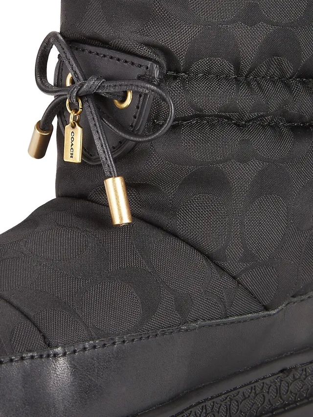 Tory Burch Sleeping Bag Quilted Leather Winter Booties