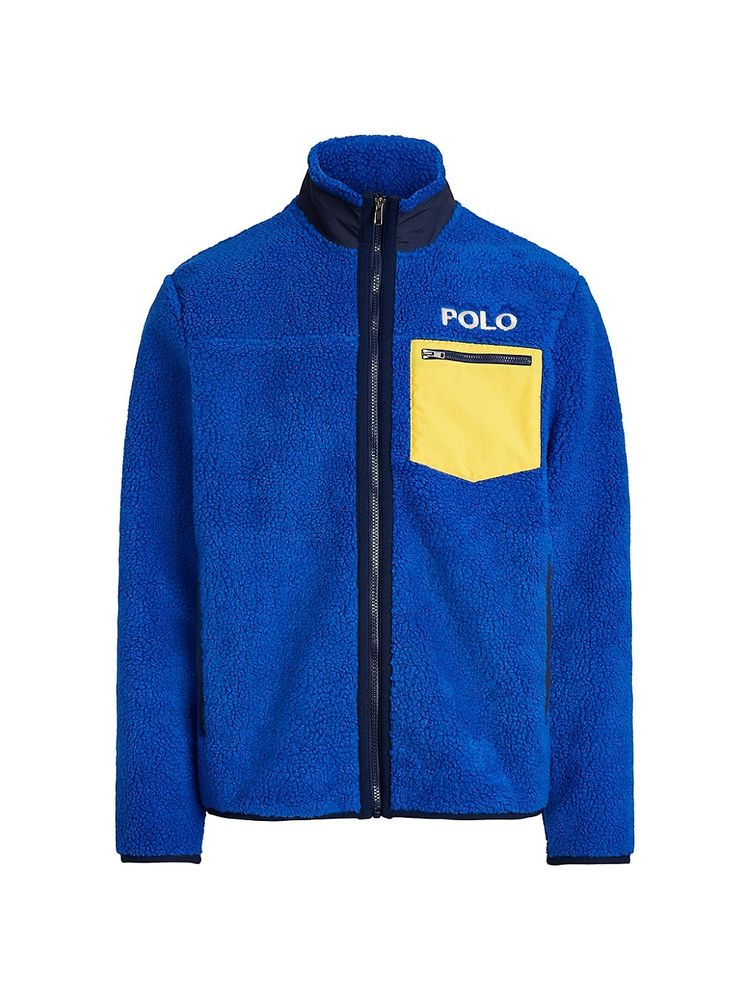 Polo Ralph Lauren Men's Hi-Pile Fleece Jacket - Blue - Size XXL | The Summit