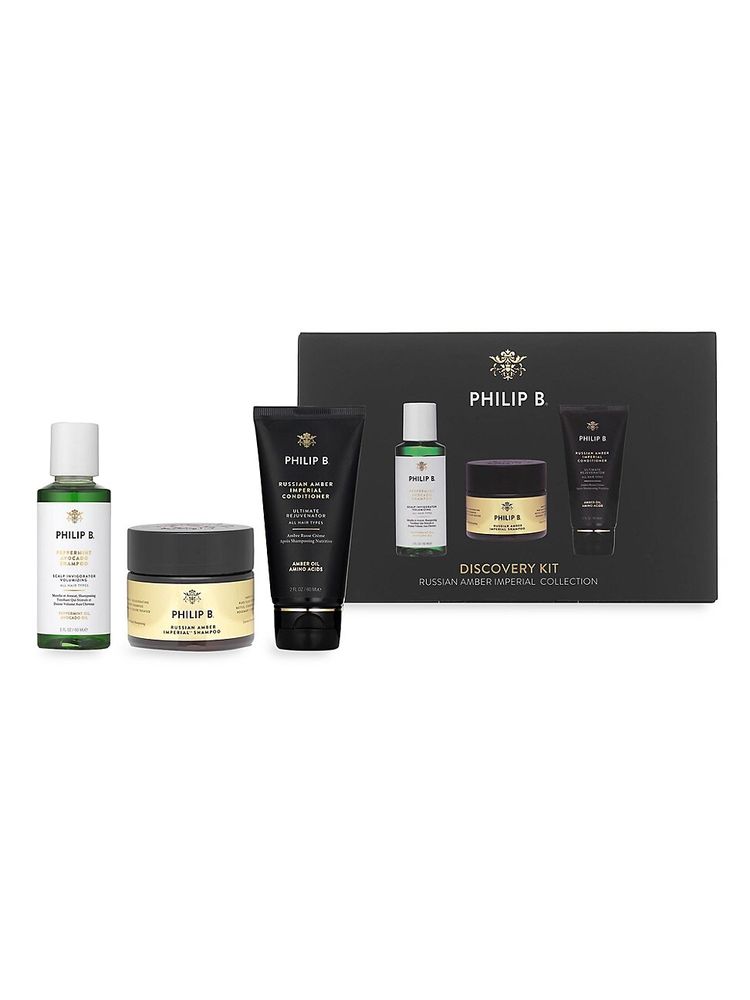 anspore liberal søn Philip B Women's Russian Amber 3-Piece Hair Care Discovery Set | The Summit