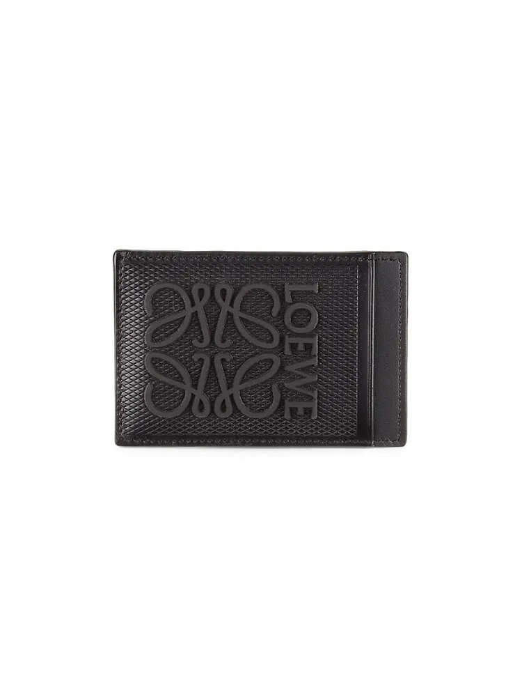 Textured-leather cardholder