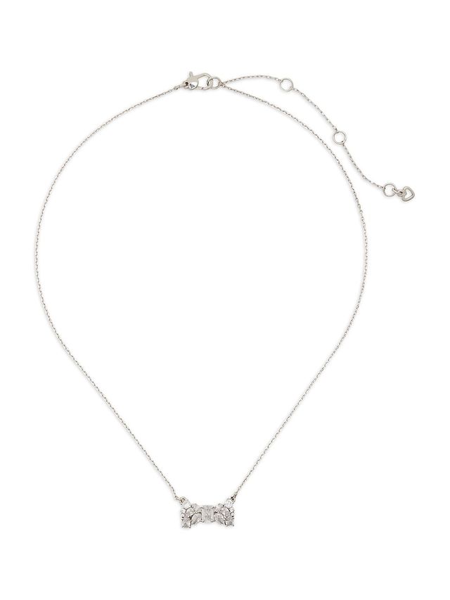 Kate spade new york Women's Silvertone & Cubic Zirconia Heart Pendant  Necklace - Amethyst | The Summit
