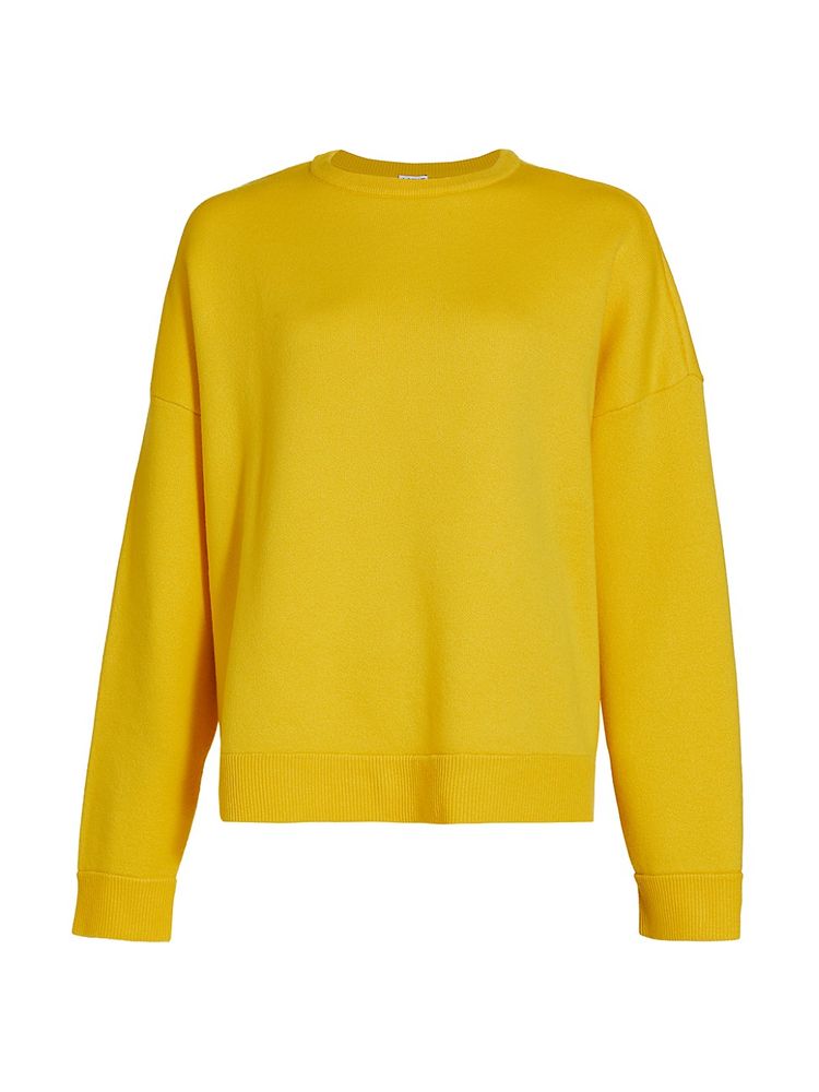 sporadisk Arbejdskraft montering Loewe Women's Oversized Cashmere Crewneck Sweater - Yellow Lemon | The  Summit