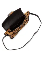 Balmain Blaze Leopard Pouch Crossbody Bag