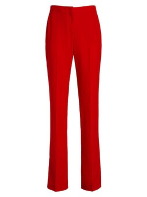 Women's Classic Merino Wool Pants - Red