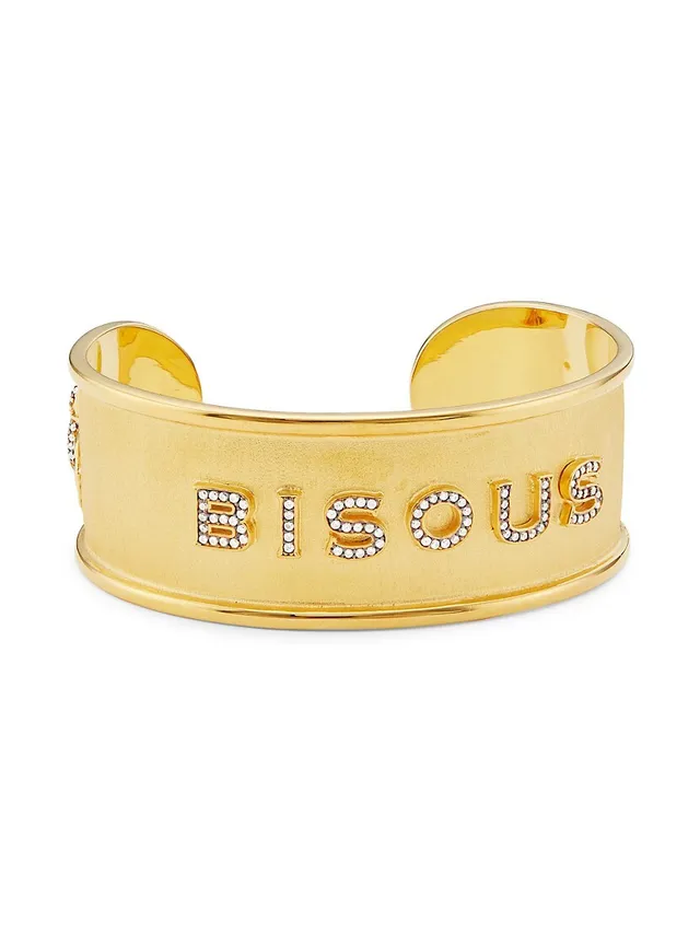 Shop Gas Bijoux Liane Manchette 24K Goldplated Cuff Bracelet