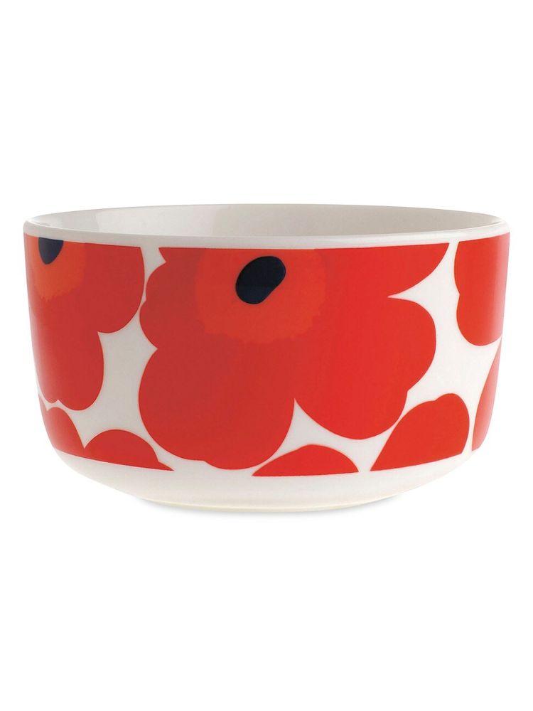 Marimekko Unikko Stoneware Bowl - Red | The Summit