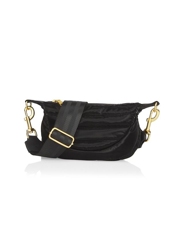 Think Royln The Austin Quilted Crossbody Bag Black