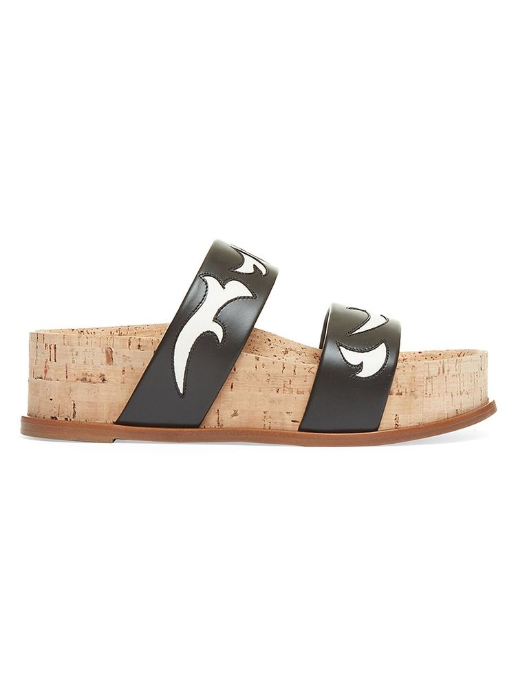 Gabriela Hearst Women's Striker Leather Platform Sandals - Black | The  Summit