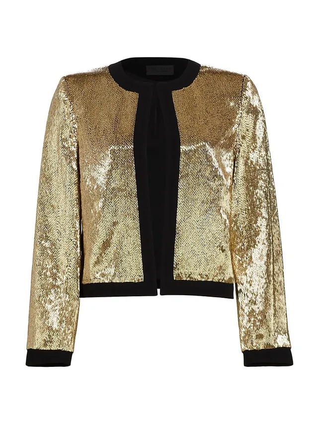 Whitney Sequin Moto Jacket