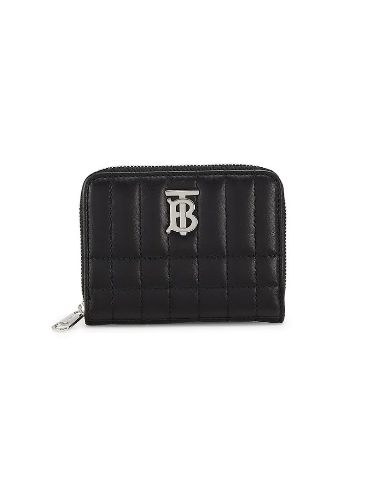 Burberry Quilted Lola Card Holder Grey