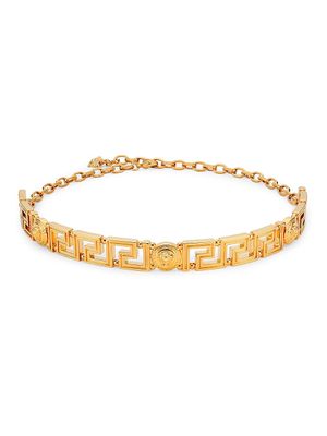 Women's Greca Goldtone Choker Necklace - Gold
