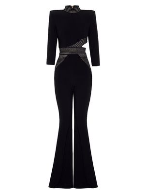 Women's Message To Love Jumpsuit - Black