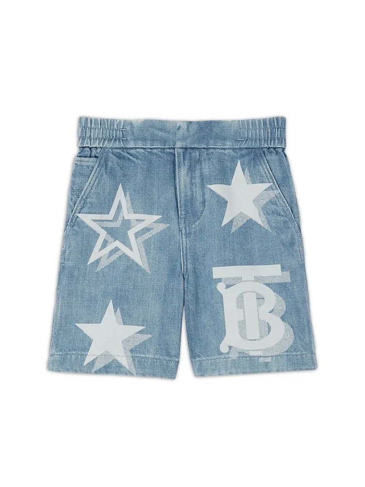 Burberry Kids' Little Boy's & Boy's Django Star & Monogram Denim