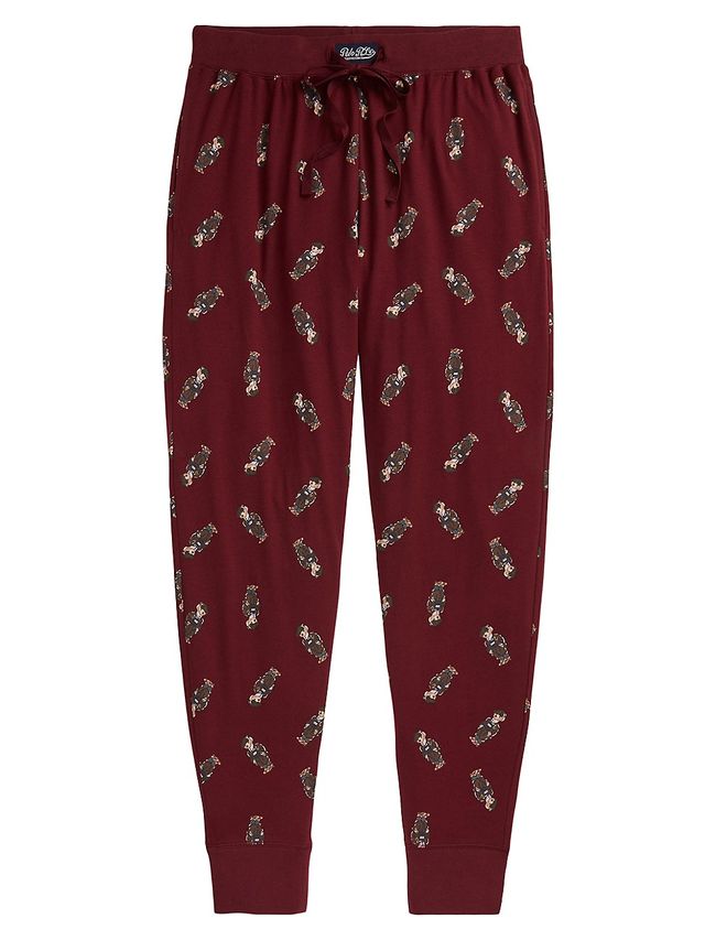 Polo Ralph Lauren Men's Polo Bear Sleep Joggers - Classic Wine - Size Small  | The Summit