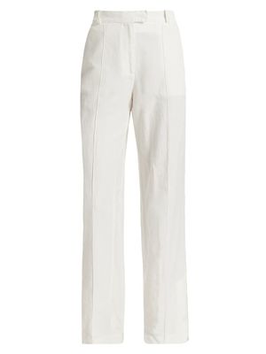 Women's Polaris Linen Wide-Leg Pants - White
