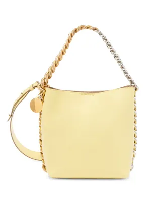 Stella McCartney Women's Linea Logo Vegan Leather Shoulder Bag - Camel