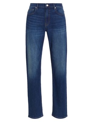 Men's Cotton Straight-Leg Jeans - Burroughs